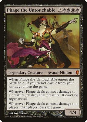Phage the Untouchable card from Conspiracy
