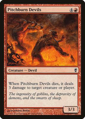 Pitchburn Devils card from Conspiracy