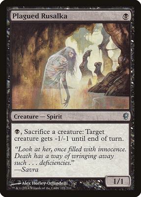 Plagued Rusalka card from Conspiracy