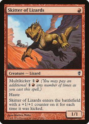 Skitter of Lizards card from Conspiracy