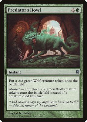 Predator's Howl card from Conspiracy