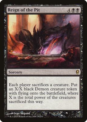 Reign of the Pit card from Conspiracy