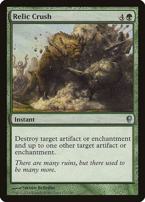 Relic Crush card from Conspiracy