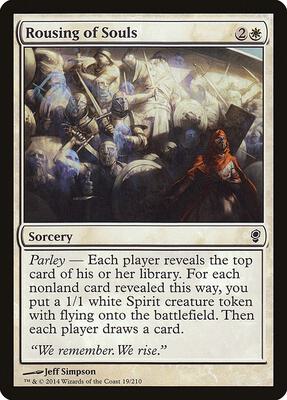 Rousing of Souls card from Conspiracy