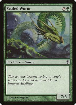 Scaled Wurm card from Conspiracy