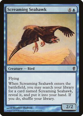 Screaming Seahawk card from Conspiracy