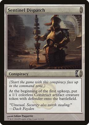 Sentinel Dispatch card from Conspiracy