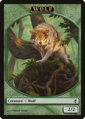 Wolf Token card from Conspiracy
