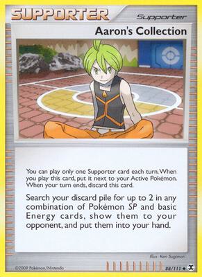Aaron's Collection card from Rising Rivals