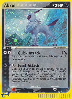 Absol card from EX Team Magma vs Team Aqua