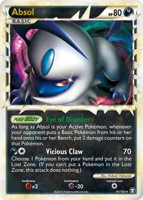 Absol (Prime) card from Triumphant