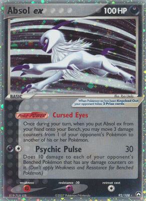 Absol ex card from EX Power Keepers