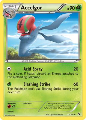 Accelgor card from Noble Victories