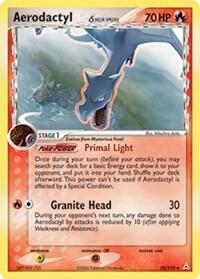 Aerodactyl (Delta Species) card from EX Holon Phantoms