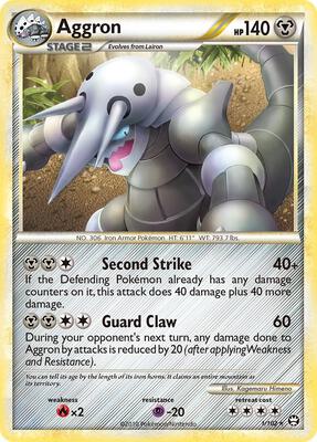 Aggron card from Triumphant
