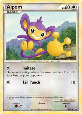 Aipom card from Triumphant