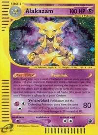 Alakazam (1) card from Expedition