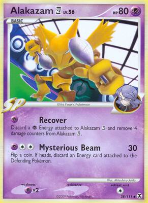 Alakazam E4 card from Rising Rivals