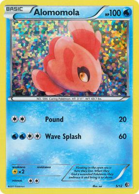 Alomomola - 5/12 card from McDonald's Promos 2011