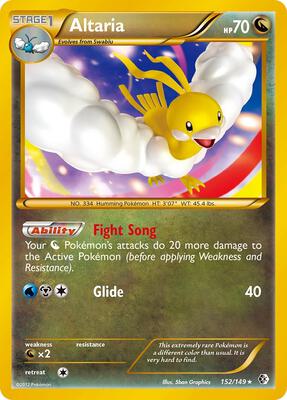 Altaria card from Boundaries Crossed