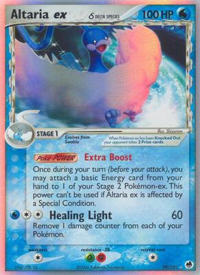 Altaria ex (Delta Species) card from EX Dragon Frontiers