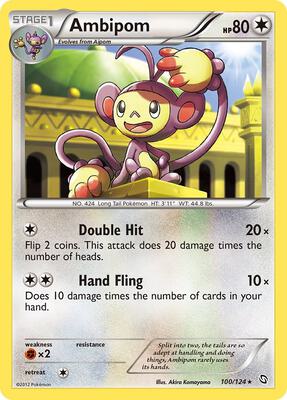 Ambipom card from Dragons Exalted