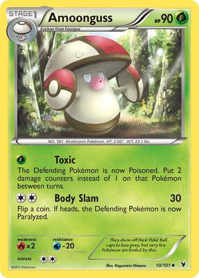 Amoonguss card from Noble Victories
