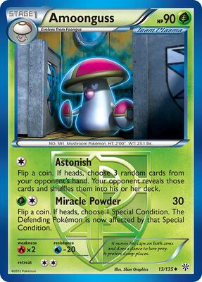 Amoonguss (Team Plasma) card from Plasma Storm