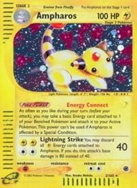 Ampharos (2) card from Expedition