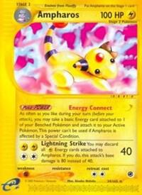 Ampharos (34) card from Expedition