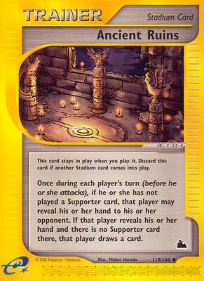 Ancient Ruins card from Skyridge