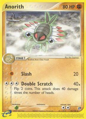 Anorith - 28/100 card from EX Sandstorm