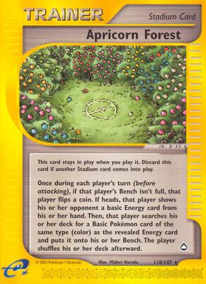 Apricorn Forest card from Aquapolis