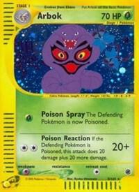 Arbok (3) card from Expedition