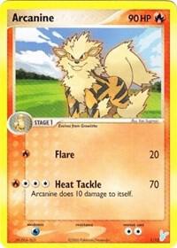 Arcanine card from EX Trainer Kit 2: Plusle & Minun