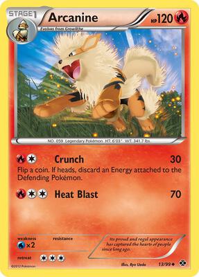 Arcanine (13) card from Next Destinies