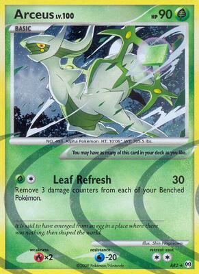 Arceus (AR2) card from Arceus