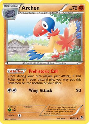 Archen card from Plasma Blast