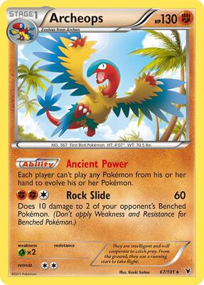 Archeops card from Noble Victories