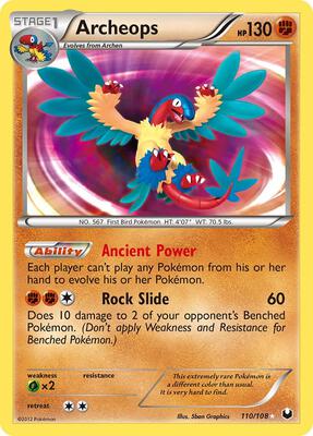 Archeops card from Dark Explorers