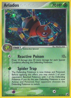 Ariados card from EX Unseen Forces