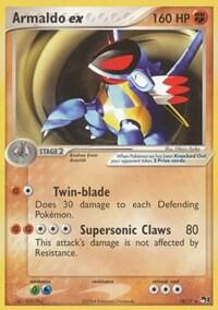 Armaldo ex (Non-Holo) card from POP Series 1