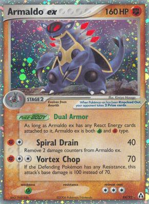 Armaldo ex card from EX Legend Maker