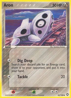 Aron card from EX Power Keepers