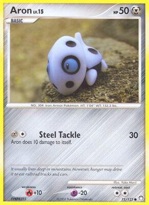 Aron card from Mysterious Treasures