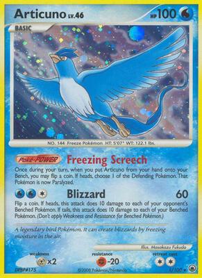 Articuno card from Majestic Dawn