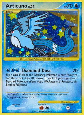 Articuno (148) card from Supreme Victors