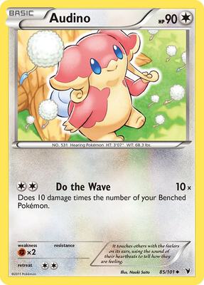Audino card from Noble Victories
