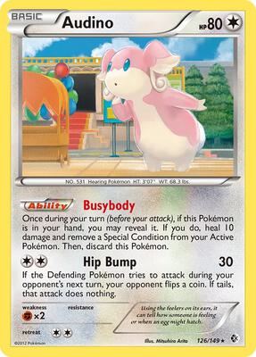 Audino card from Boundaries Crossed
