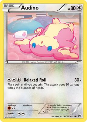 Audino card from Legendary Treasures: Radiant Collection